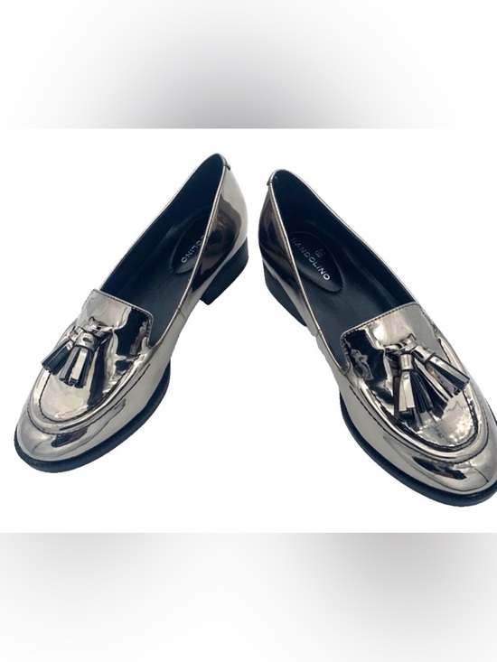 Bandolino Shoes - Metallic Silver Tassel Loafers for Women